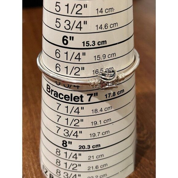 Pandora Cz Swirl Clasp Bangle - Picture 11 of 11